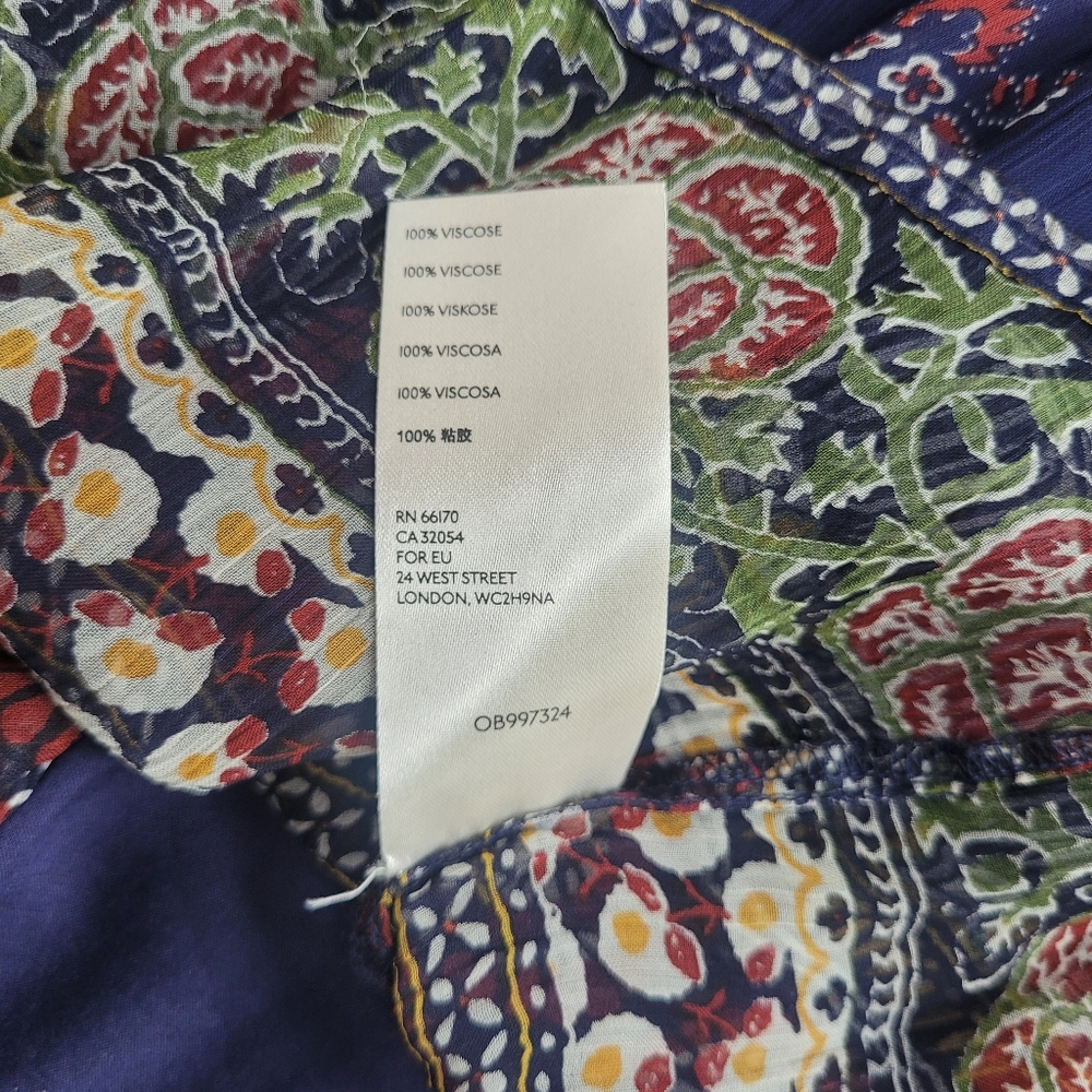 Maeve by Anthropologie Adrian Sheer Boho Tunic Dress Size L - Picture 9 of 11